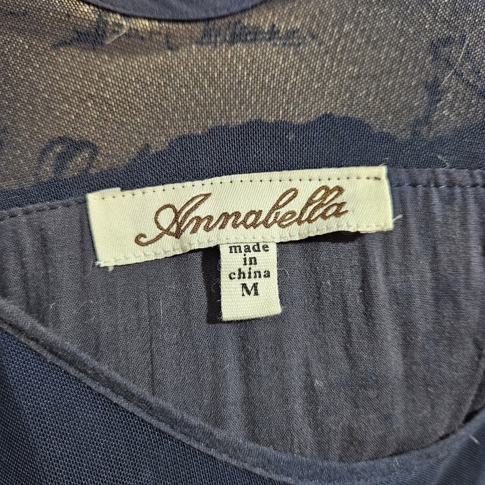 Annabella Navy Blue Semi-Formal/Homecoming/Bridesmaid Dress Size M - Picture 9 of 11